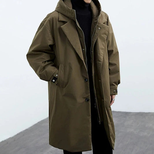 Warm Waterproof Parka Coat Men's Hooded Winter Jacket - BritishElegance