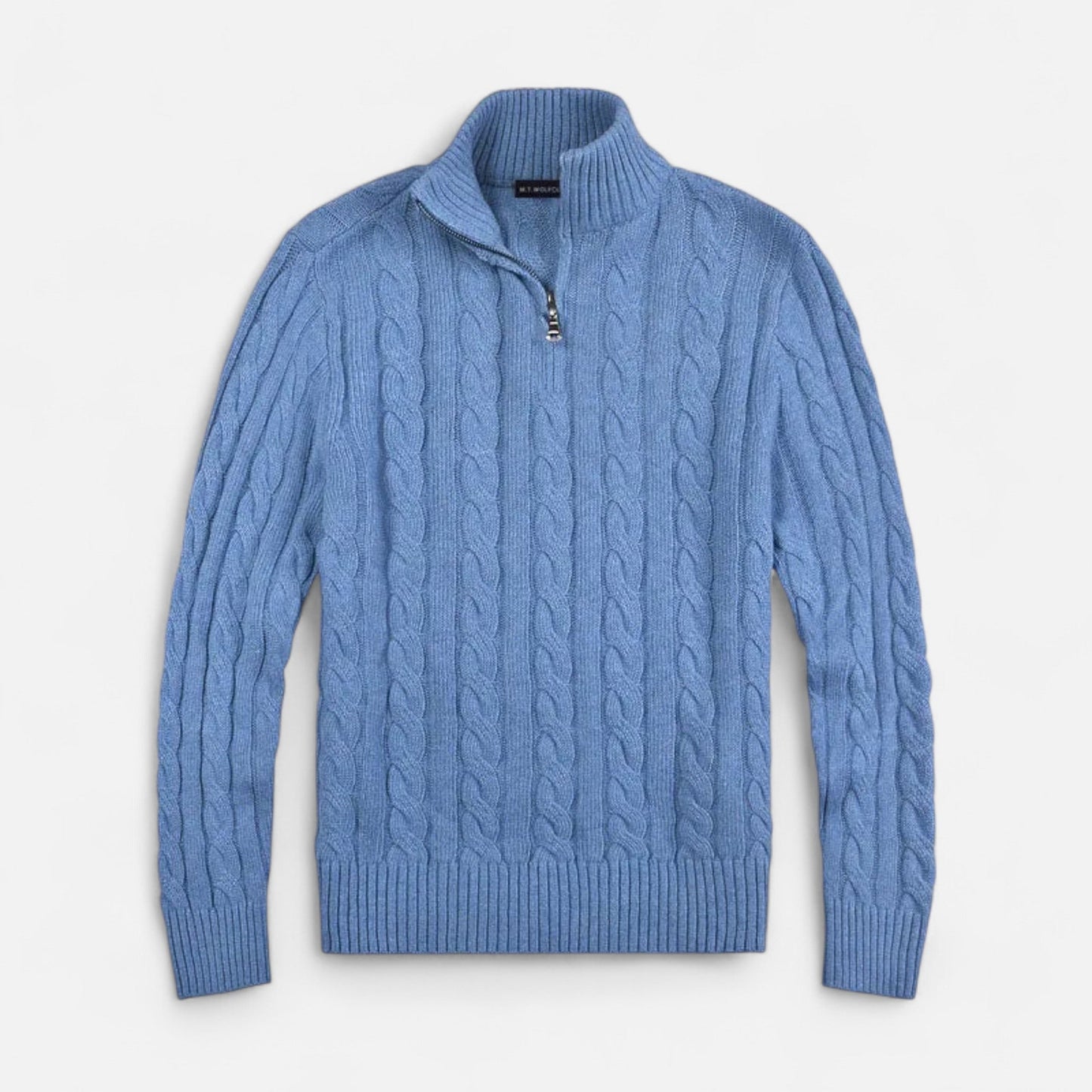 Men's Textured Open-Front Sweater