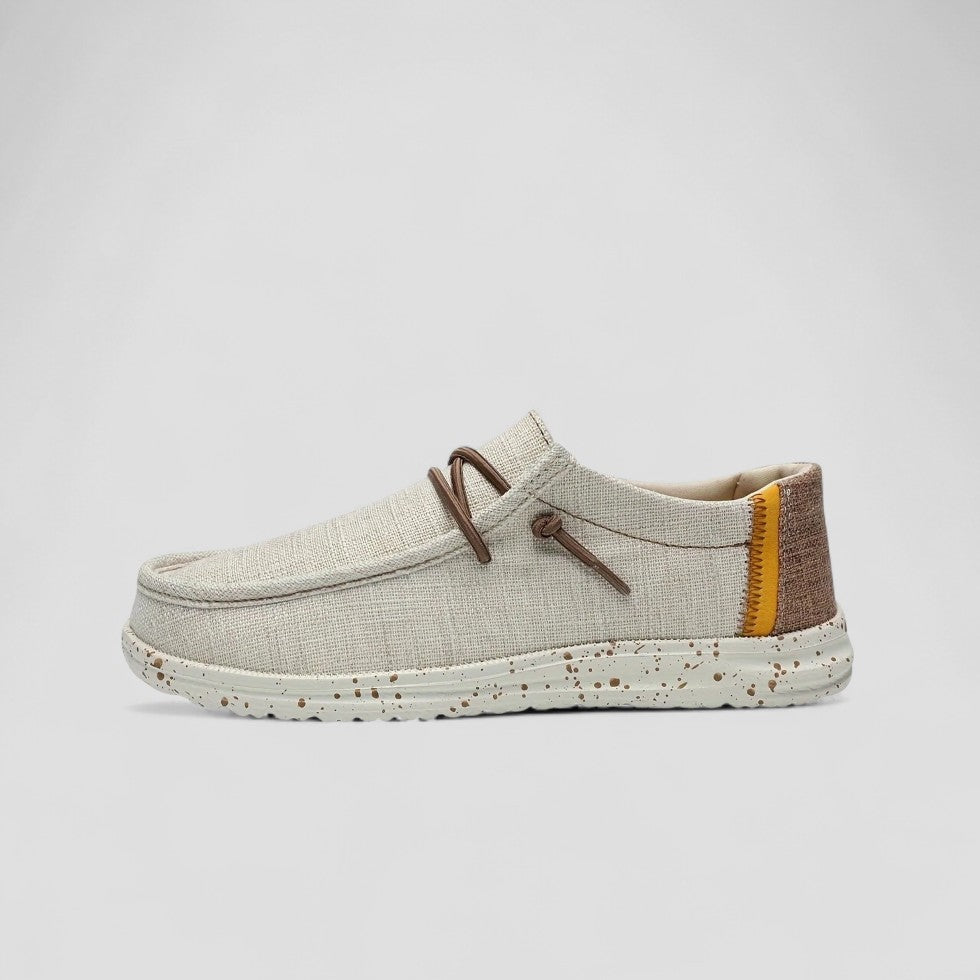 Men's Orthopedic Cotton Slip On Lightweight Woven Loafers