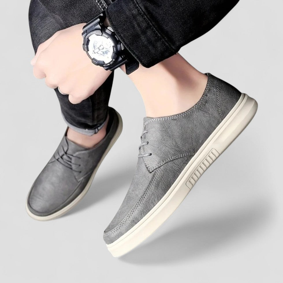 Men's Orthopedic Leather Business Casual Lace Up Shoes