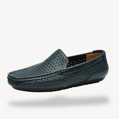 Men’s Vintage Perforated Slip-On Loafers