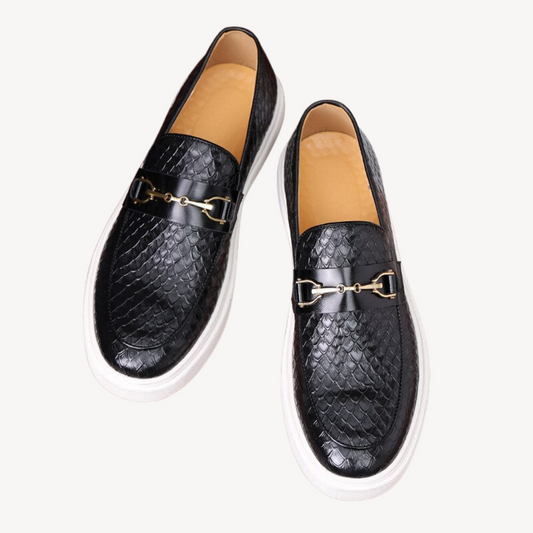 Men’s Embossed Loafer Sneakers
