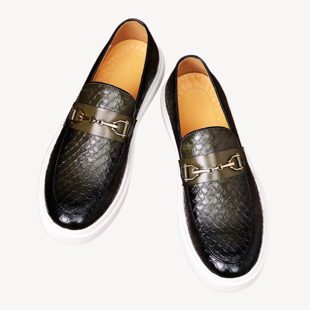 Men’s Embossed Loafer Sneakers