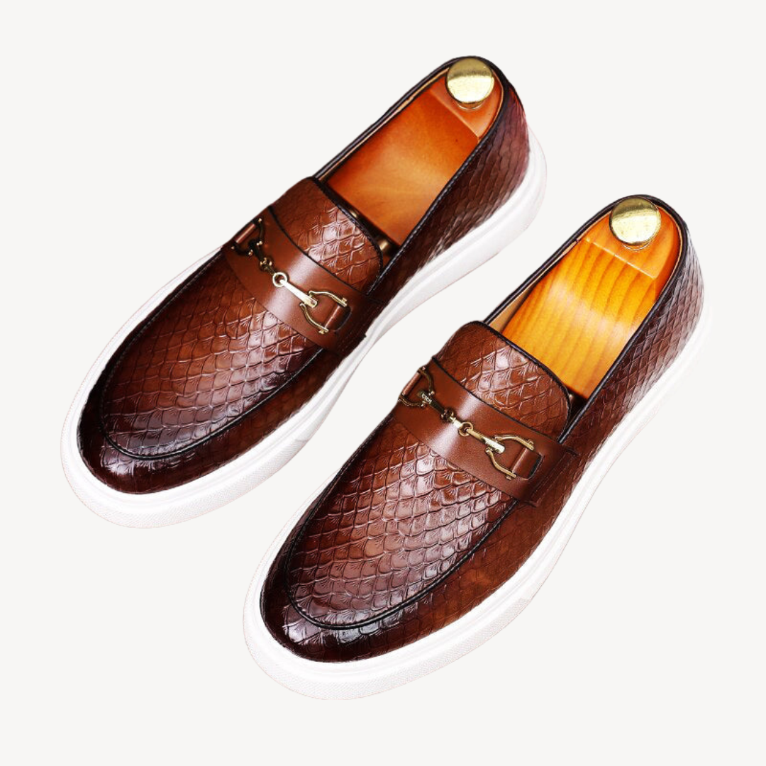 Men’s Embossed Loafer Sneakers