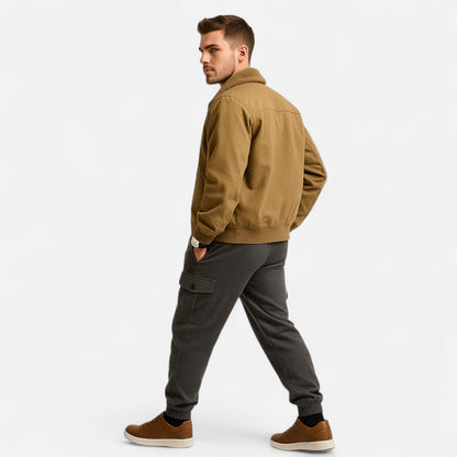 Men’s Warm Sherpa Bomber Jacket