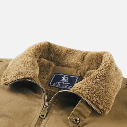 Men’s Warm Sherpa Bomber Jacket
