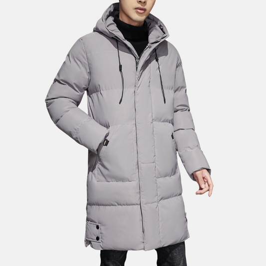 Men’s Long Quilted Puffer Coat