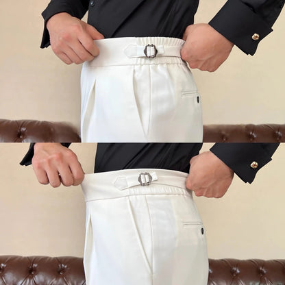 Men’s High-Waisted Tailored Pants