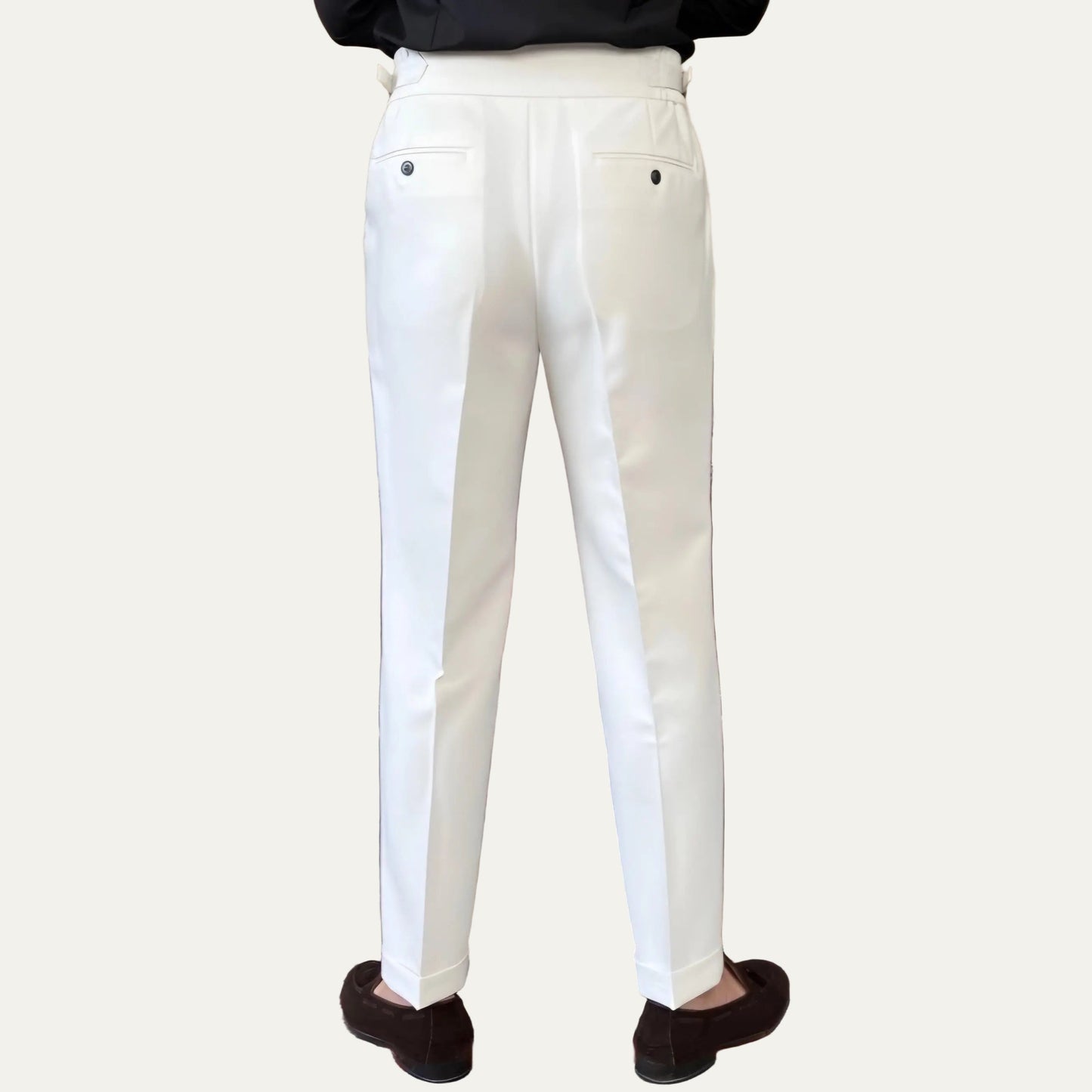 Men’s High-Waisted Tailored Pants