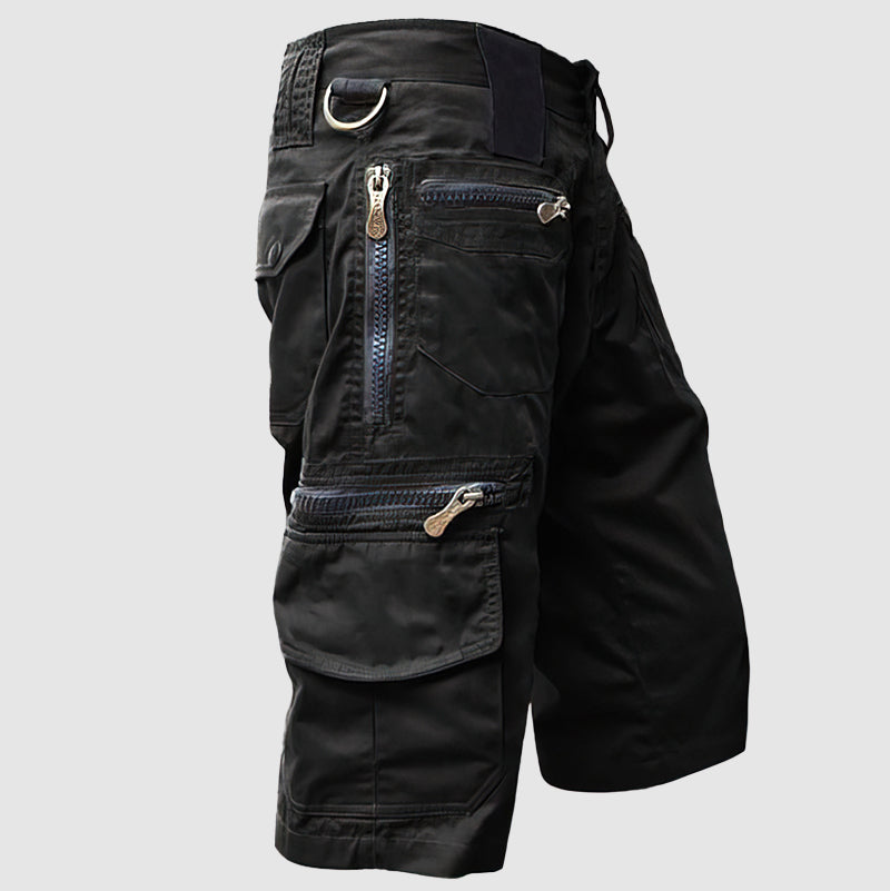 Men's Utility Shorts with Extra Pockets - BritishElegance