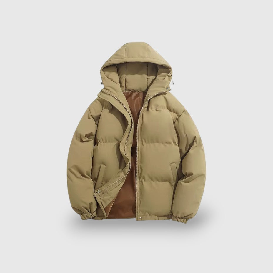 Men’s Cozy Hooded Puffer Jacket