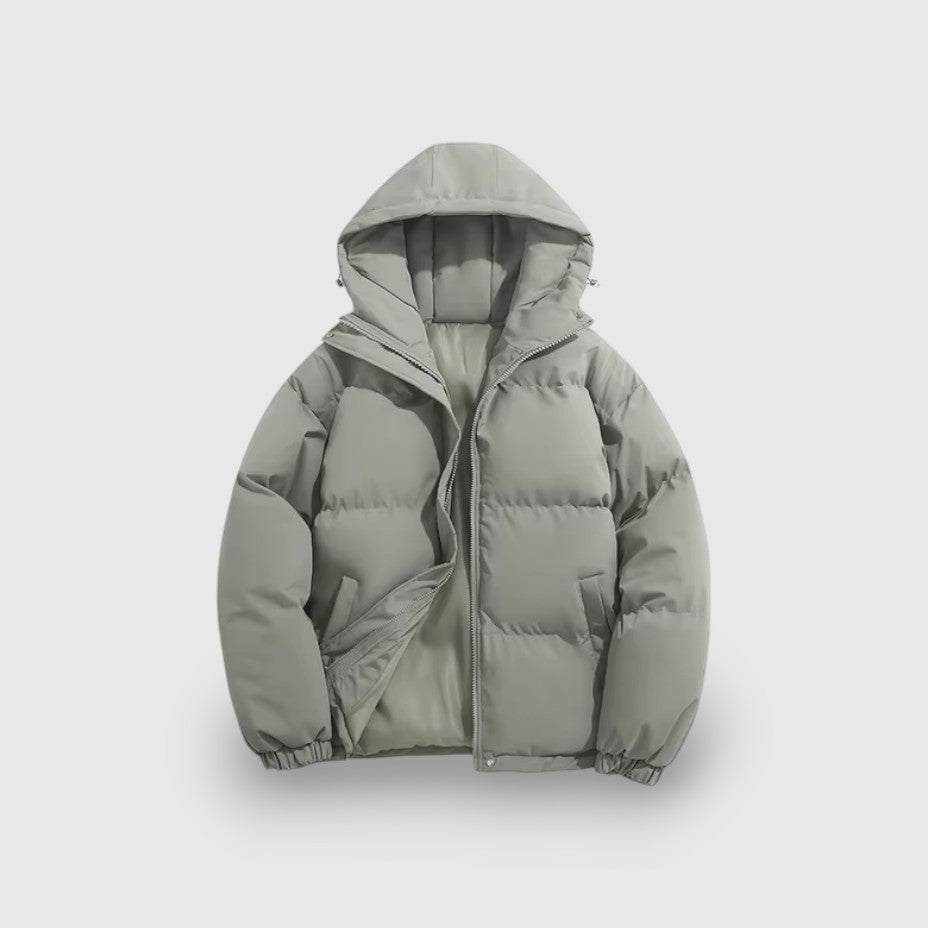 Men’s Cozy Hooded Puffer Jacket