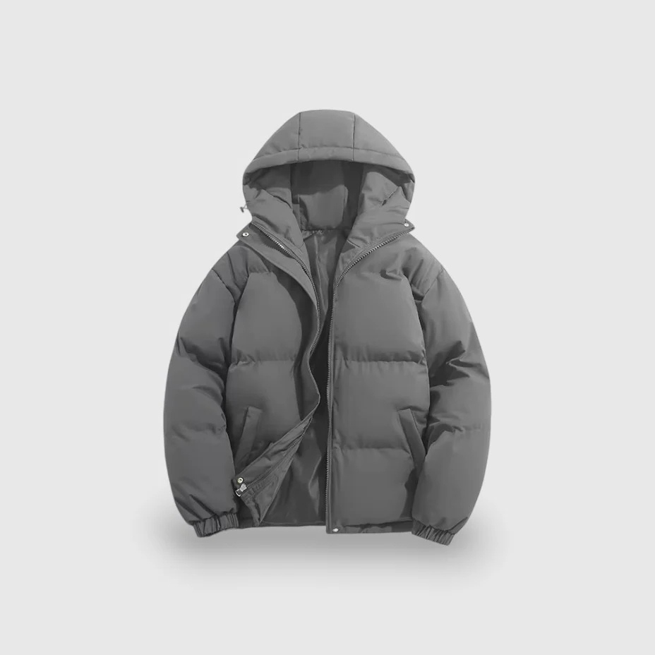 Men’s Cozy Hooded Puffer Jacket