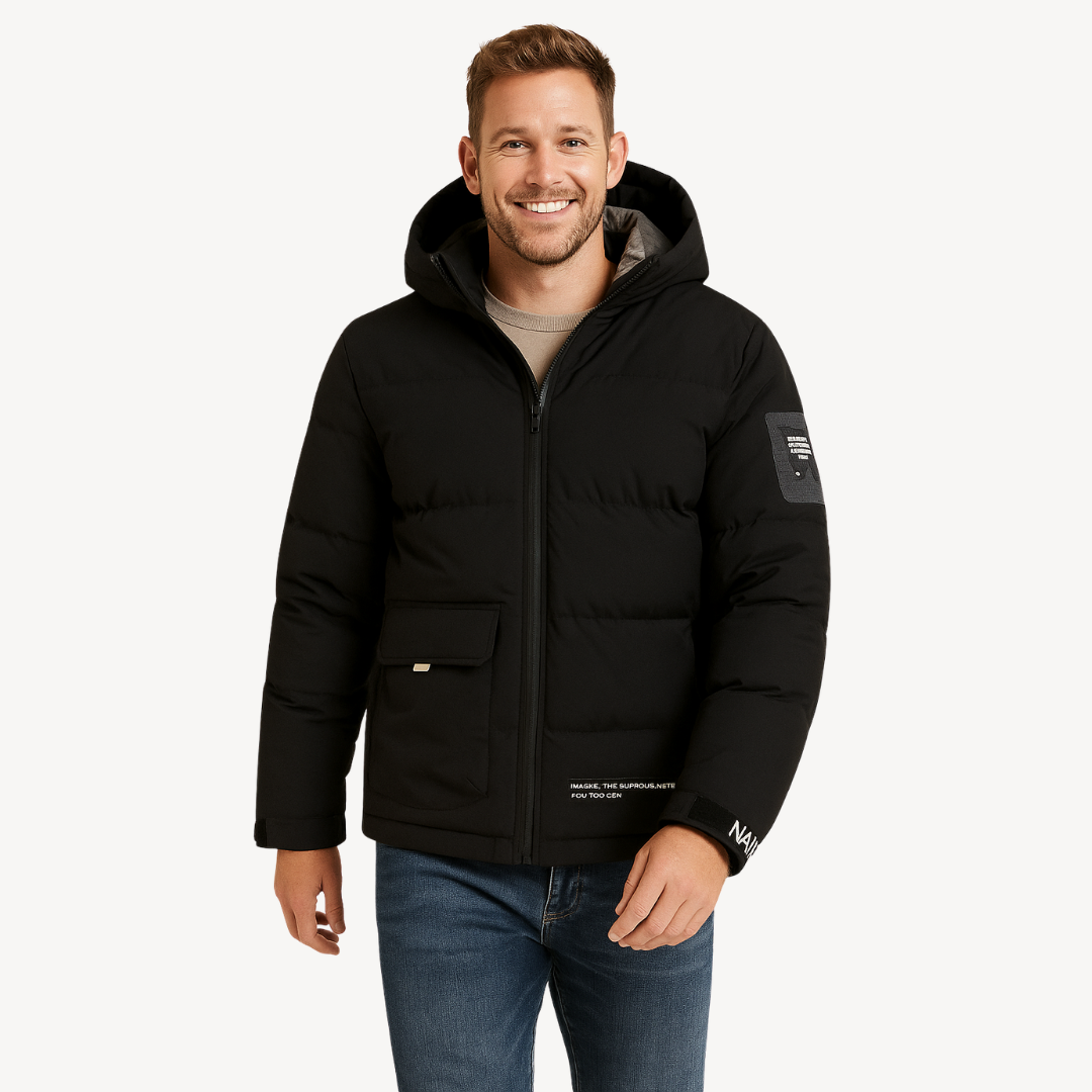 Men’s Modern Hooded Puffer Jacket