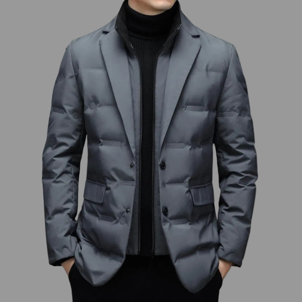 Men's Thick Insulated Quilted Winter Coat