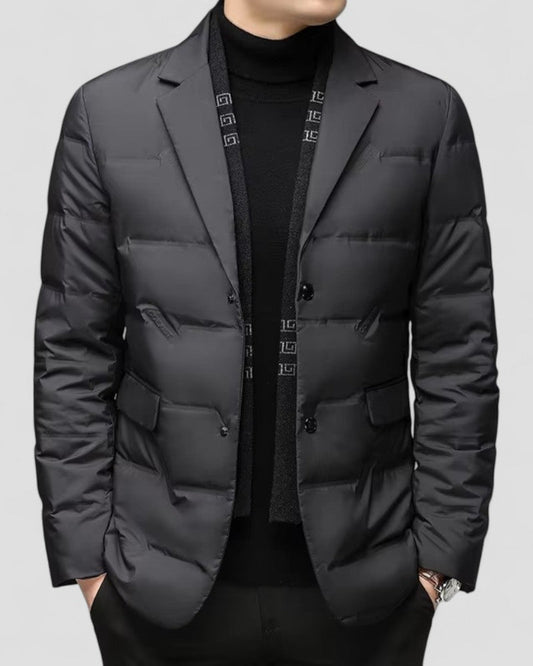 Men’s Quilted Blazer Jacket