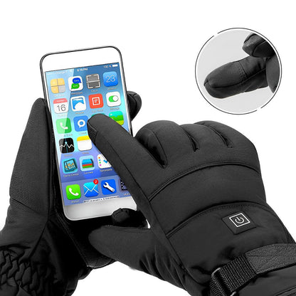 WarmHands | Men’s Rechargeable Electric Heated Gloves for Winter