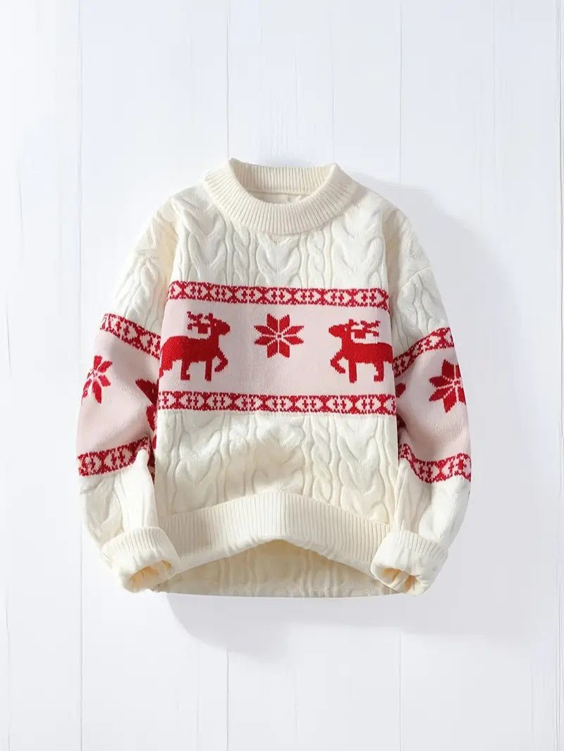 Men’s Christmas Cable Knit Sweater