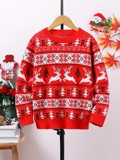 Men’s Nordic Reindeer Christmas Sweater