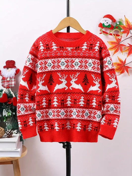 Men’s Nordic Reindeer Christmas Sweater