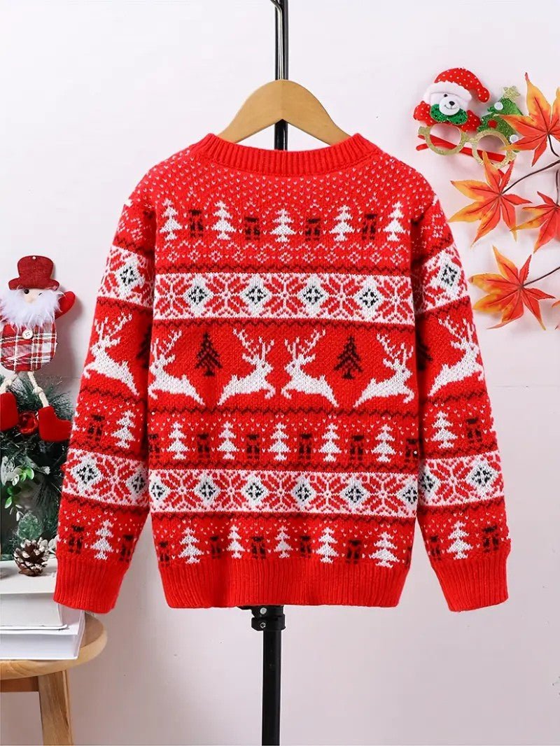 Men’s Nordic Reindeer Christmas Sweater