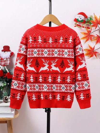 Men’s Nordic Reindeer Christmas Sweater