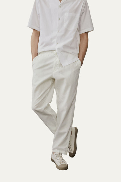 Men’s Relaxed-Fit Drawstring Trousers