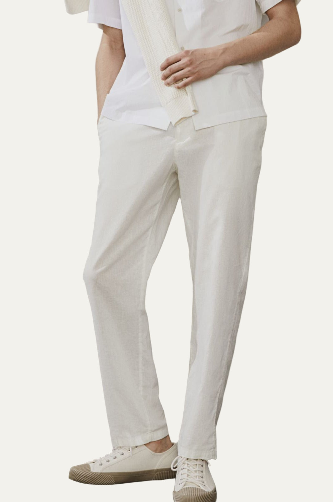 Men’s Relaxed-Fit Drawstring Trousers