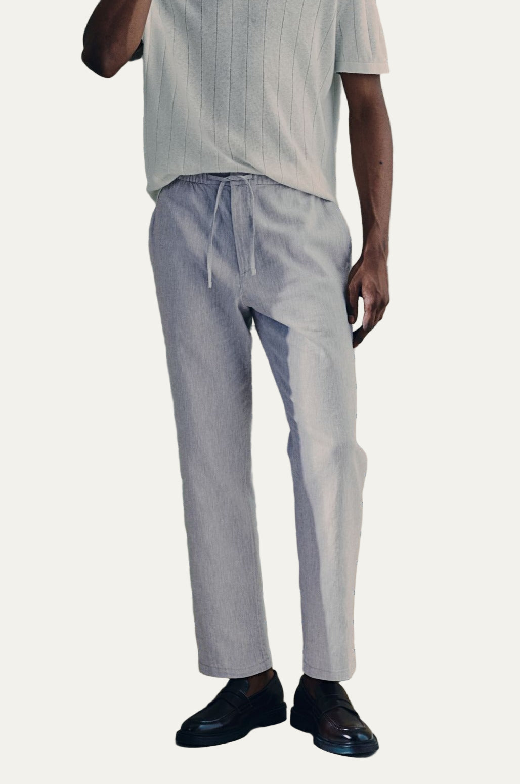 Men’s Relaxed-Fit Drawstring Trousers