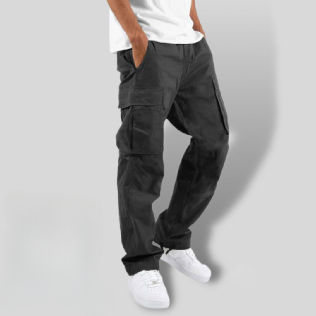 Comfortable Mens Elastic Waist Cargo Pants