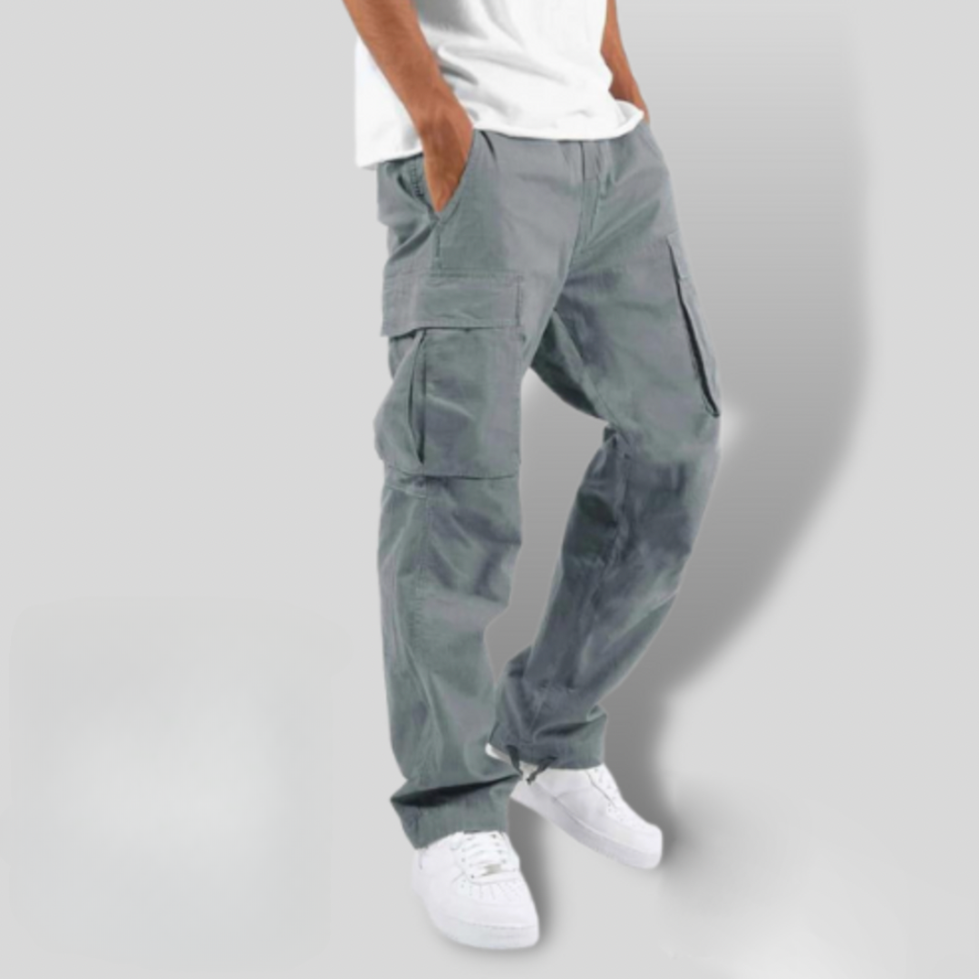 Comfortable Mens Elastic Waist Cargo Pants