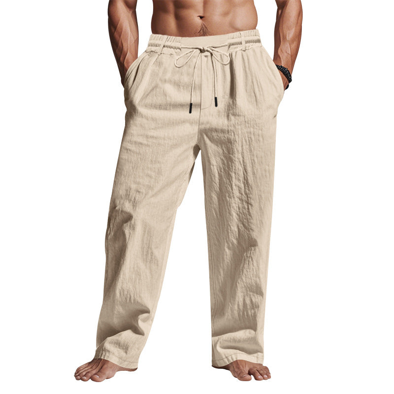 Comfortable Drawstring Pants for Men with Pockets