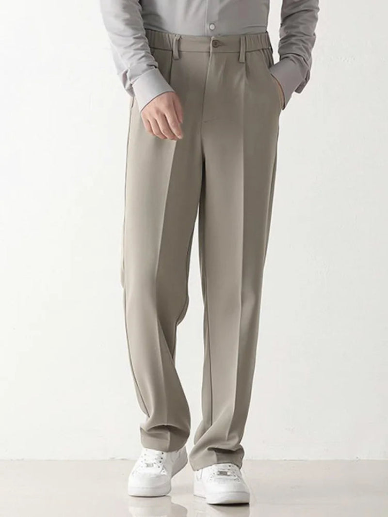 Relaxed Fit Men's Casual Trousers