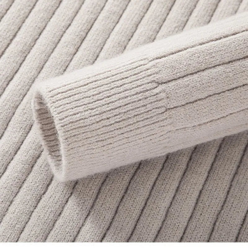 Men's Ribbed Quarter-Zip Pullover