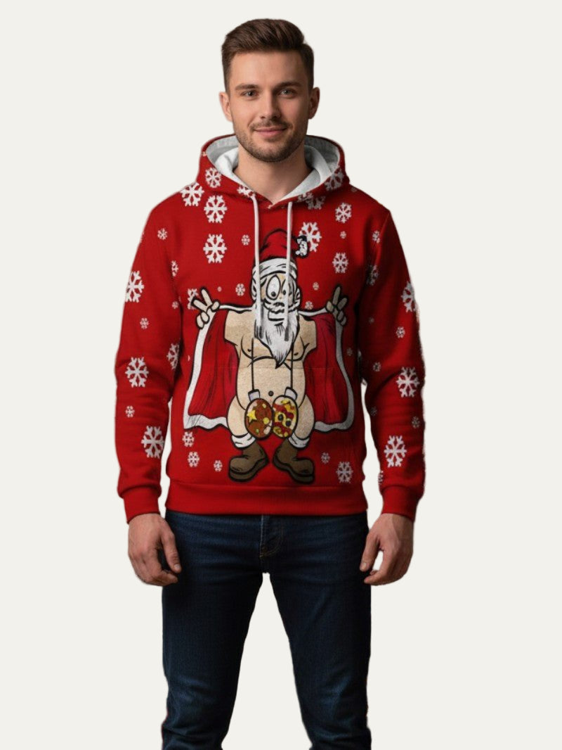 Men’s Funny Santa Christmas Hoodie