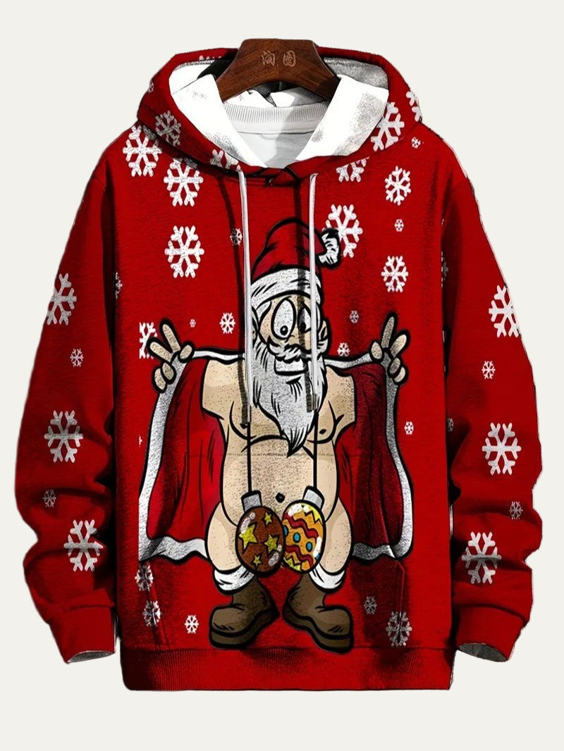 Men’s Funny Santa Christmas Hoodie
