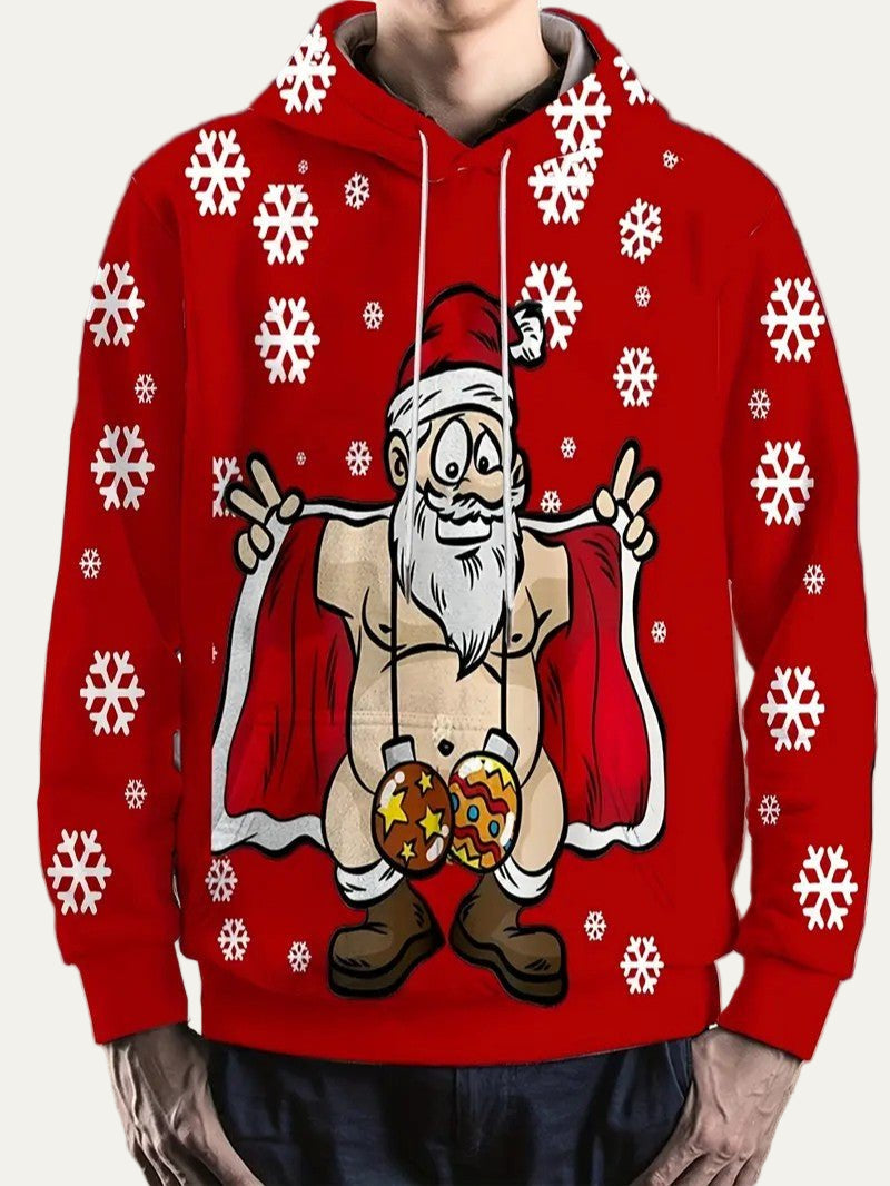 Men’s Funny Santa Christmas Hoodie