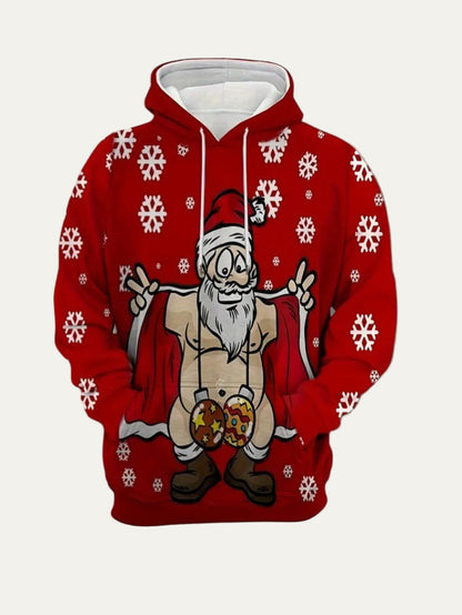 Men’s Funny Santa Christmas Hoodie