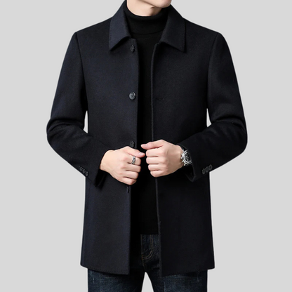 Men’s Wool-Blend Short Coat