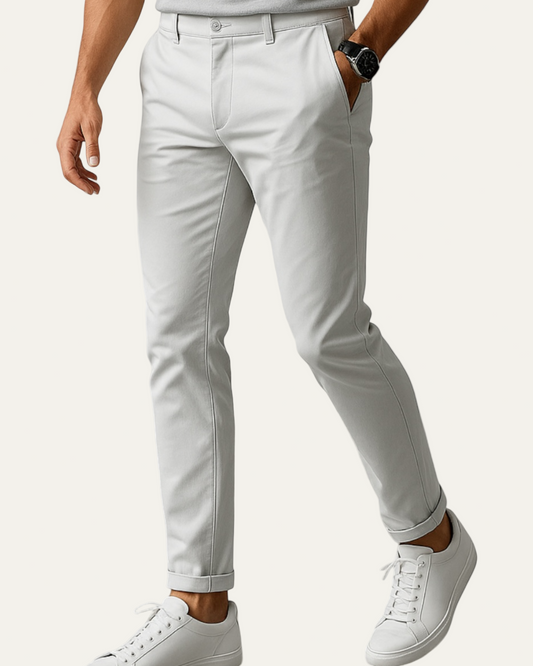 Men’s Straight-Leg Casual Chino Pants