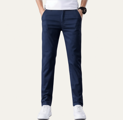 Men’s Straight-Leg Casual Chino Pants
