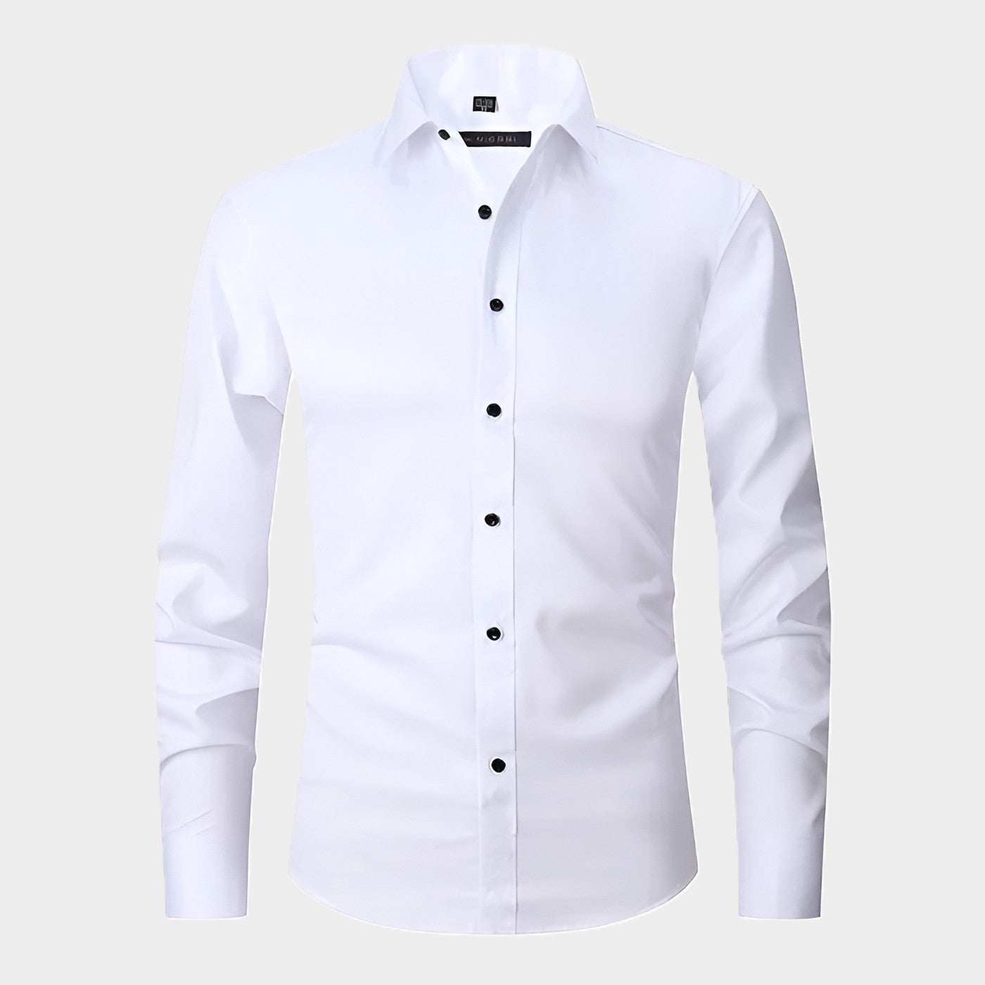 Comfortable Men's Dress Shirt Wrinkle Resistant Moisture Wicking - BritishElegance