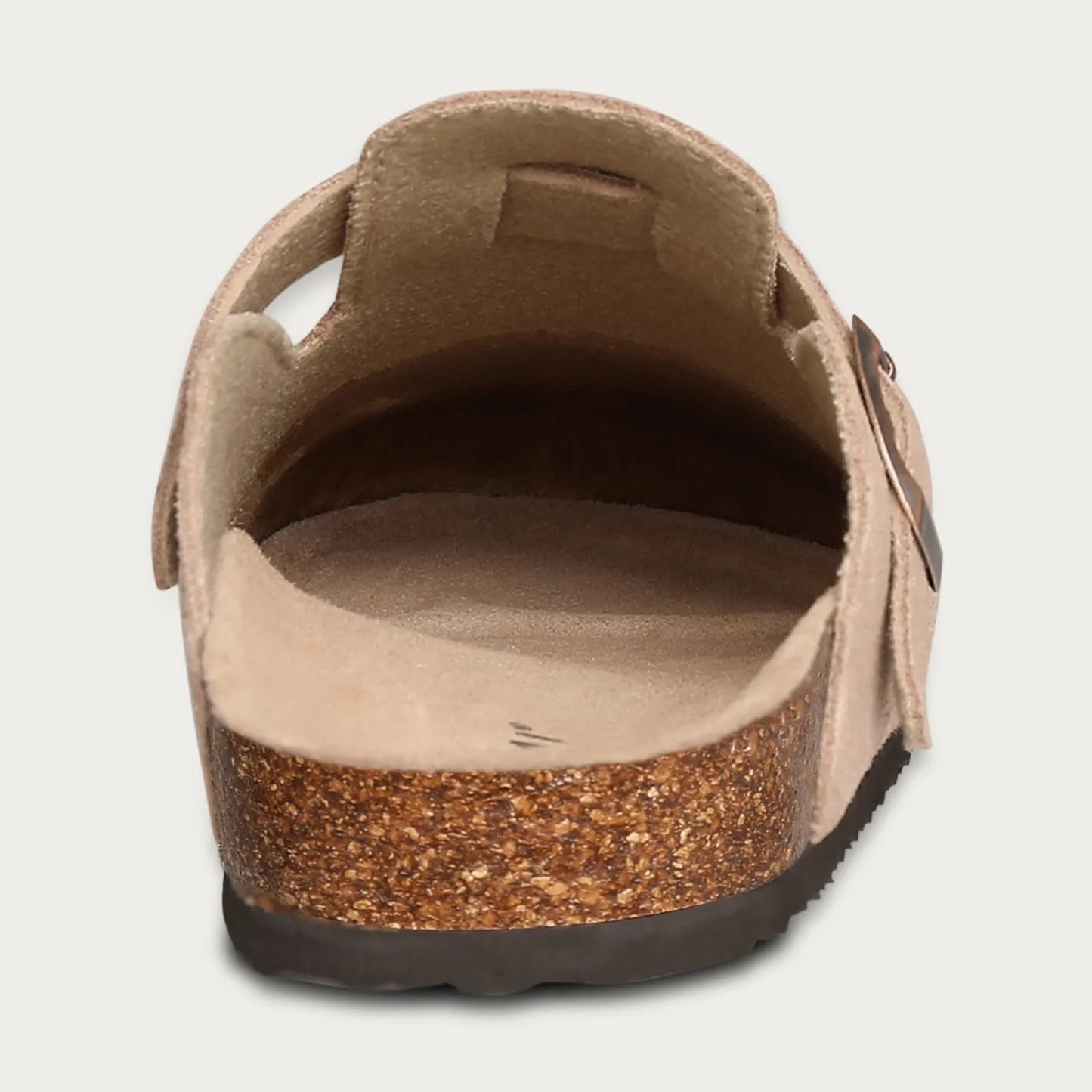 Men’s Buckled Cork Footbed Mule Clogs