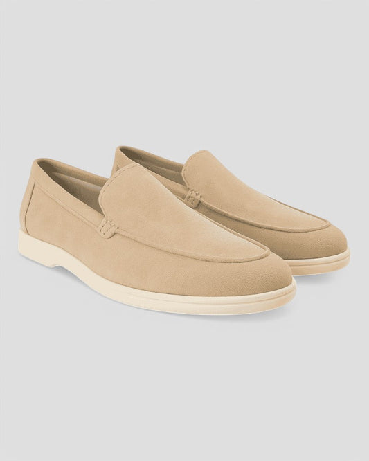 Men's Suede Loafers Slip On Original Dress Shoes