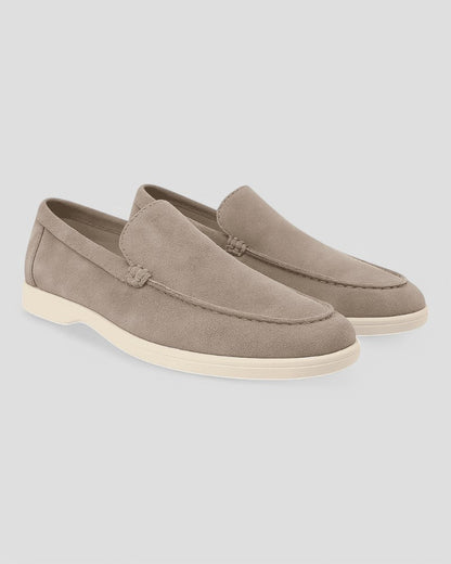 Men's Suede Loafers Slip On Original Dress Shoes