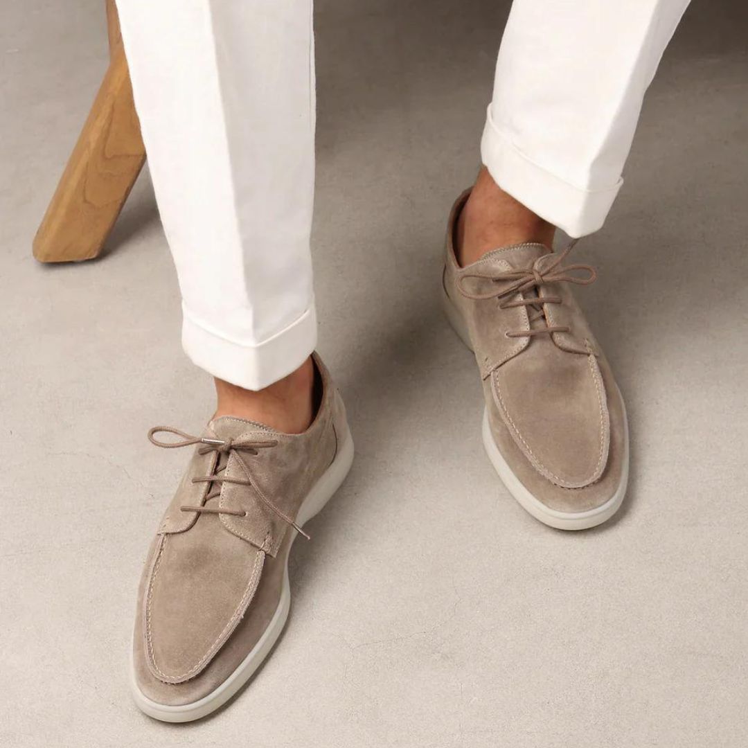 Men’s Casual Suede Derby Shoes