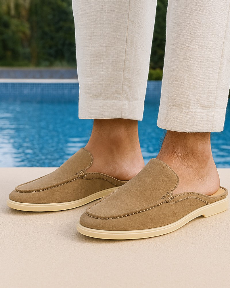 Men’s Backless Mule Loafers
