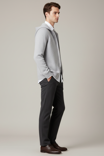 Men’s Thick Hooded Cardigan