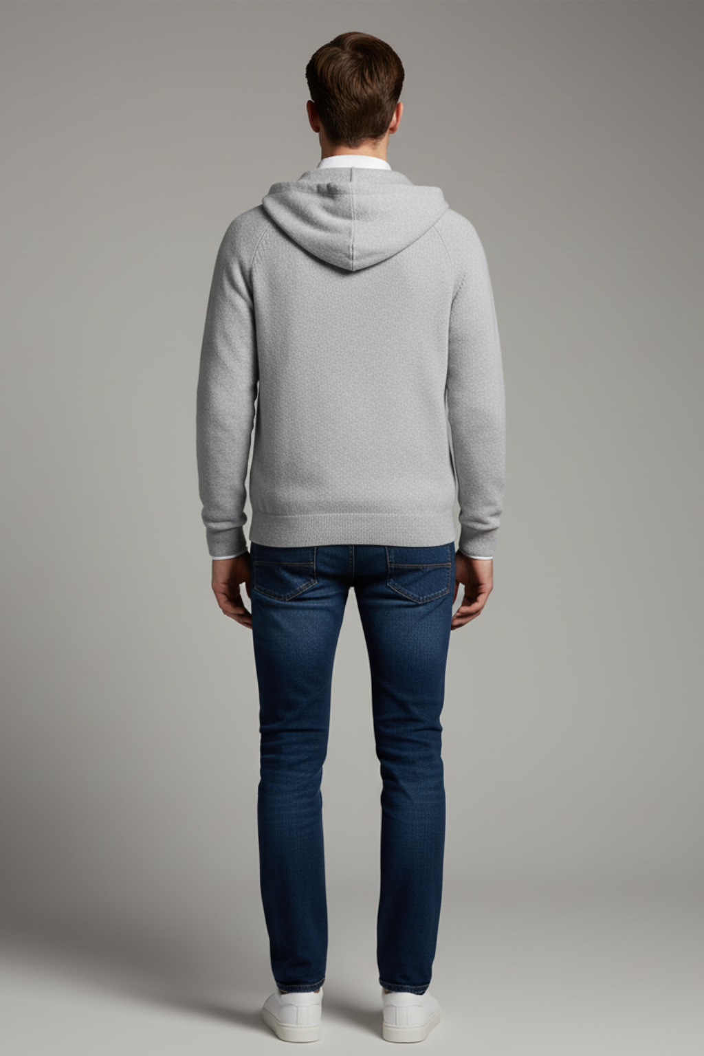 Men’s Thick Hooded Cardigan