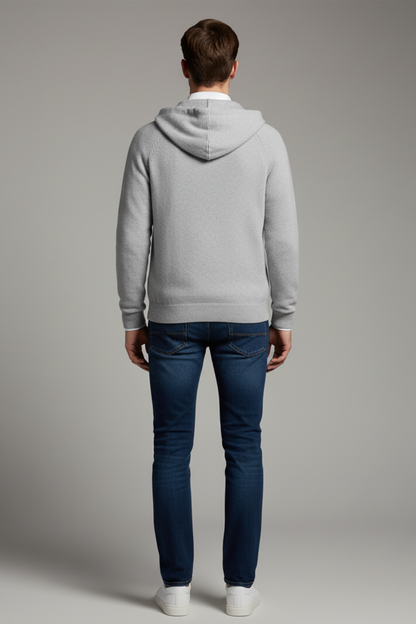 Men’s Thick Hooded Cardigan